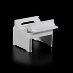 Набор 4 шт. Крепление для одноканального реле Aqara на DIN-рейку, 3D печать, белое