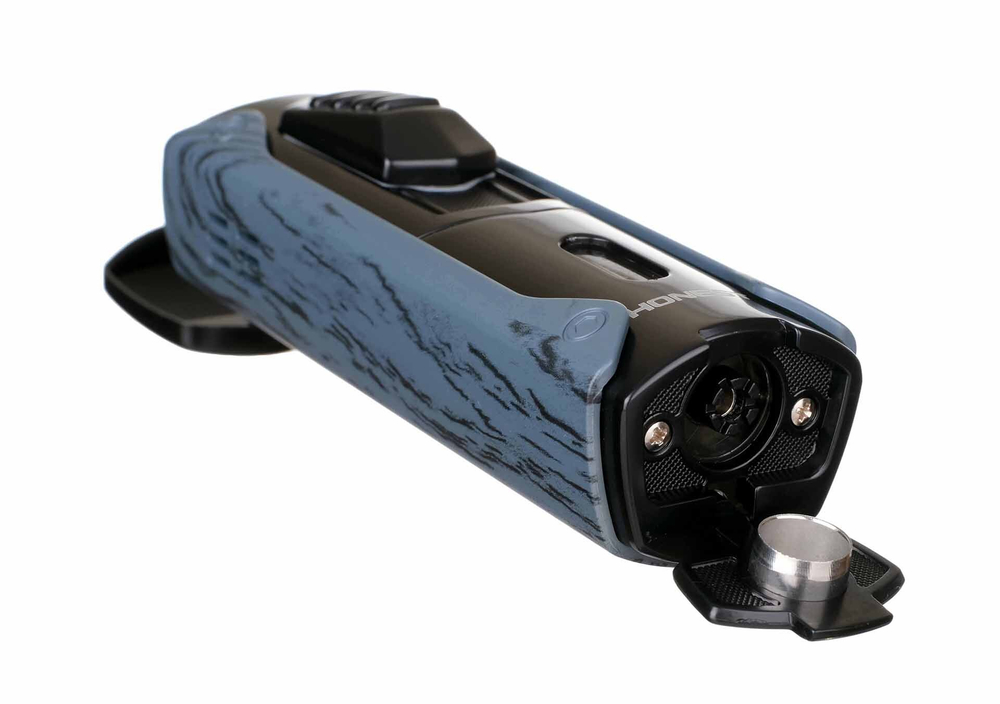 Зажигалка сигарная Honest, четверное пламя, с пробойником, черная 781-Black