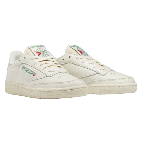 reebok Кроссовки для скейтбординга, низкие, бежево-зеленые, женские