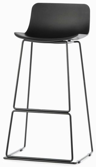 Барный стул Neo черный пластик