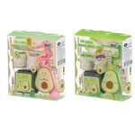 Штамп для детей с авокадо, MC-Basir, детские цветные печати с 3 сменными роликами и штемпельной подушкой, 9 см, для рисования и творчества