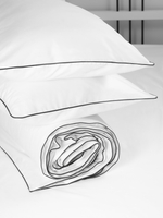 MOON Комплект постельного белья, сатин белый