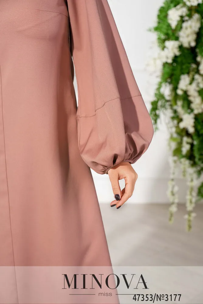 Платье 3177-пудра Minova