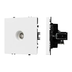 Механизм телевизионной розетки SCT-NOBE-MTV1-SFPL-WH (Arlight, Белый кварц) 054292