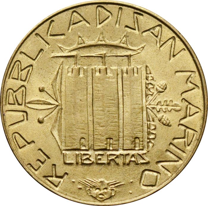 200 лир 1985 Сан-Марино, Борьба с наркотиками UNC