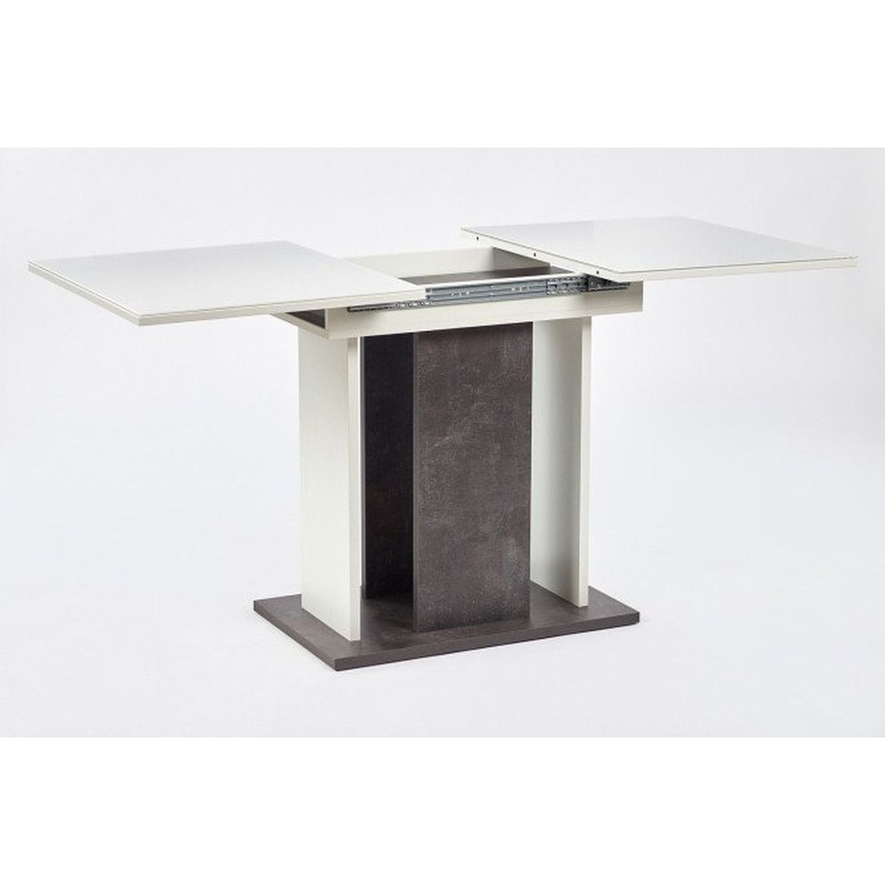 Стол кухонный обеденный раздвижной Сарбия/Серый, Аврора, 120х75х75,5 см АКВИЛОН