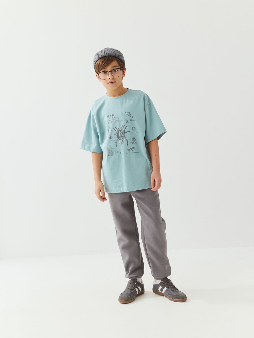 Футболка оверсайз "Турмалин" с принтом 7+