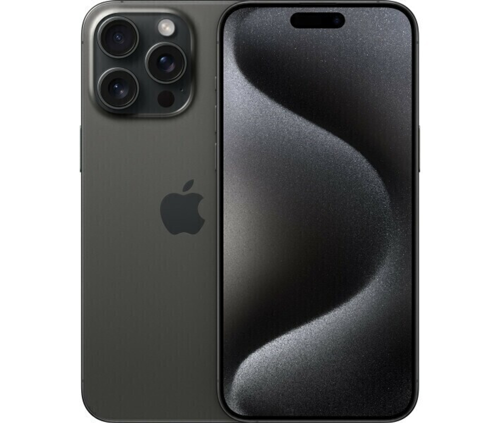 Смартфон Apple iPhone 15 Pro 512 ГБ, Dual: nano SIM + eSIM, чёрный титан