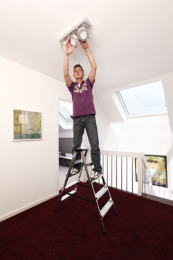 DOPPLO Двусторонняя стремянка, 2 х 8 ст, 3, 51 чер (120373)