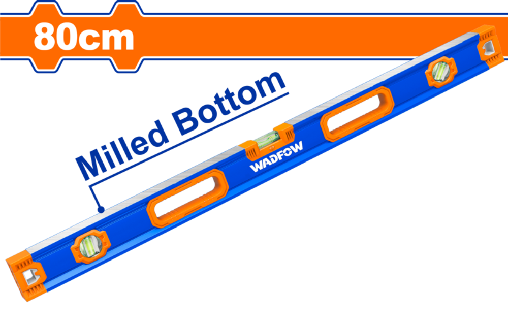Уровень спиртовой 800 мм (20) WADFOW WSL1G80