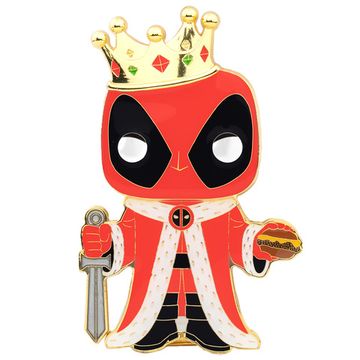 Значок Funko POP! Pin Marvel Deadpool King Deadpool Large Enamel Pin MVPP0014