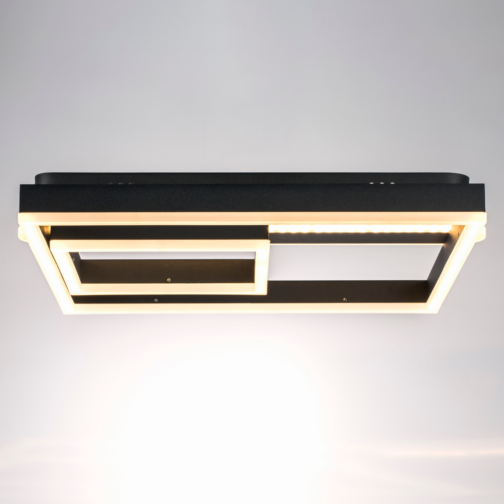 738687 Настенно-потолочный светильник UNDINE 90W LED 3872LM ЧЕРНЫЙ 3000-6000K