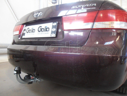 Фаркоп оцинкованный Galia H065A для Hyundai Sonata, 4dv, 2004- Type A(паспорт и сертификат в комплекте)(без электрики)