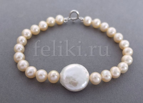 браслет из жемчуга (б-0562)