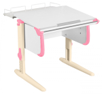 Растущая парта Дэми СУТ 24 с задней полкой СУТ.14.210 (750×880 мм)