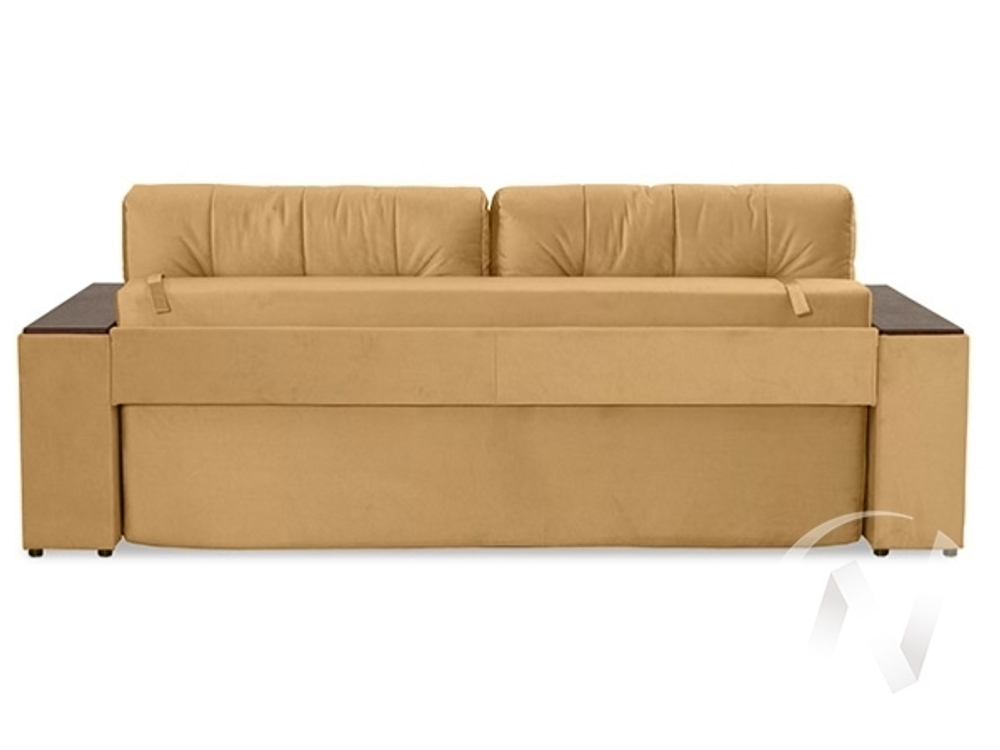 Диван прямой Элегант БД (2022) ДЕКОР ВЕНГЕ/GROUND 13 (темно-бежевый)