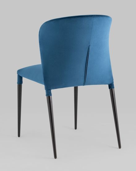 Стул Лори велюр синий