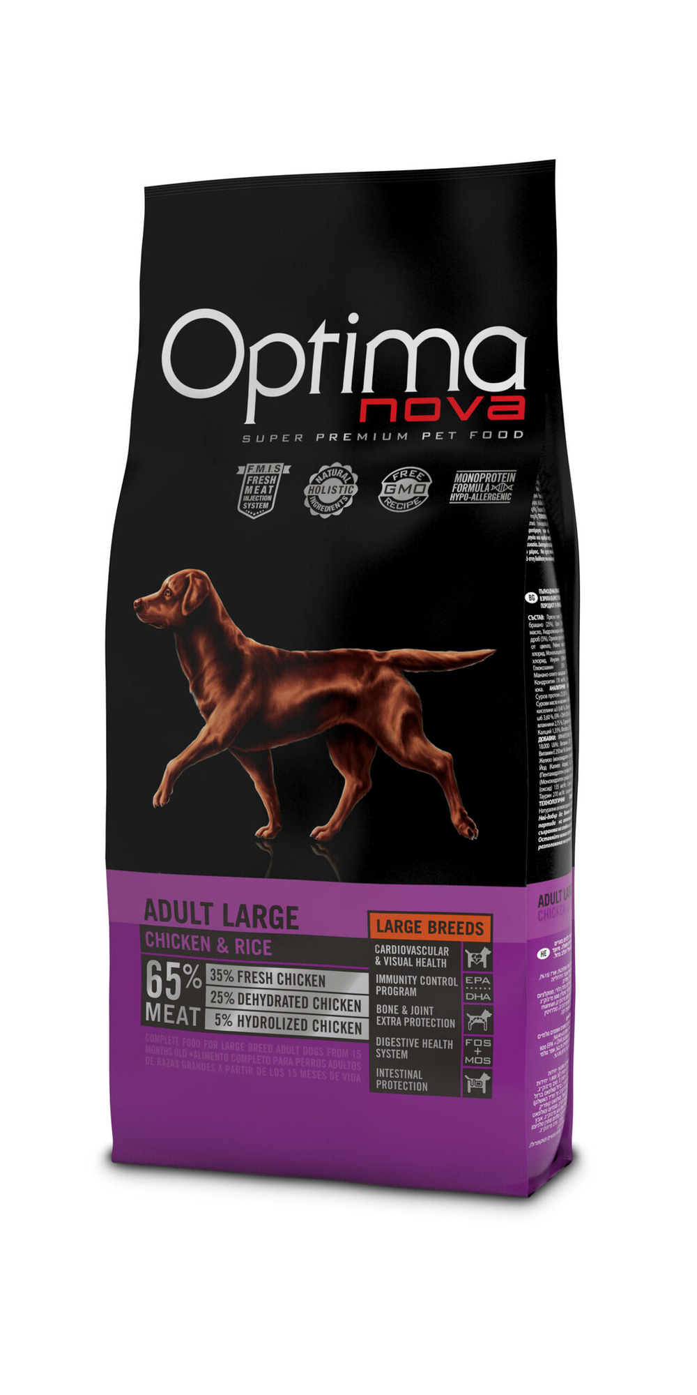 Optima Nova Adult Large (Курица и рис)