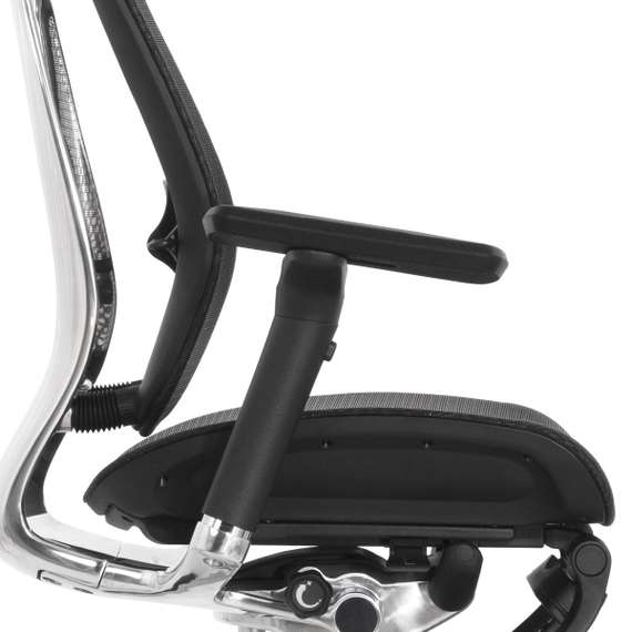 Кресло EXPERT 2 SPRING RSPM 01 (сидение MAX с поднож, подлокотн 6D(360), сетка чёрн/каркас чёрн)