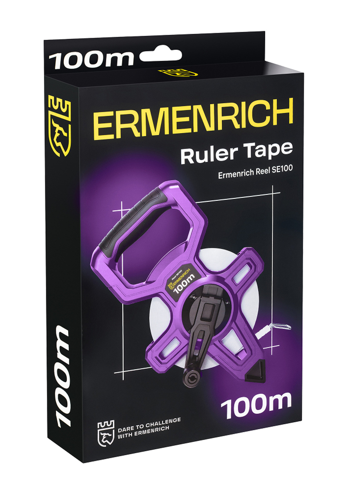 Рулетка геодезическая Ermenrich Reel SE100