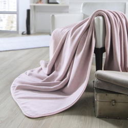 Плед 180х220 Biederlack Solid Pure Soft Rose фото