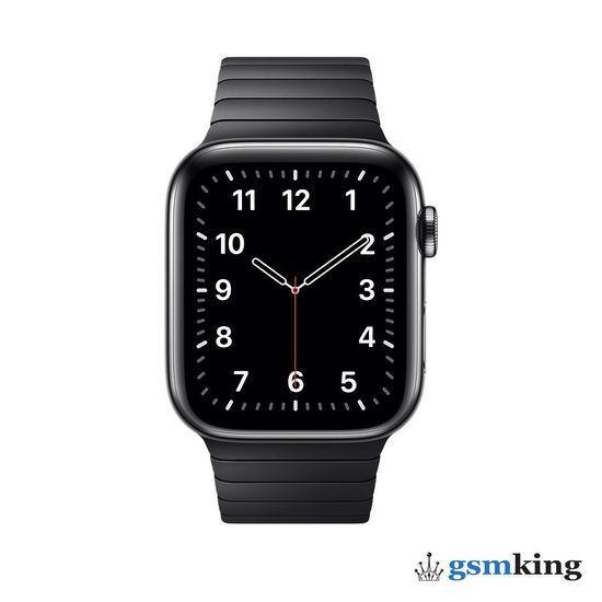 Apple Stainless Link Bracelet for Apple Watch 42|44|45|49mm (съемные звенья) Space Black (Чёрный)