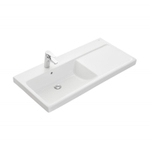 Модуль ROCA DOMI 2 ящика 1 дверь 1000 левая, белый глянец