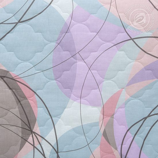 Евро комплект постельного белья Вальс бязь Зима-Лето