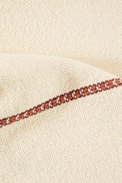 ZARA HOME ХЛОПЧАТОБУМАЖНАЯ СКАТЕРТЬ С КАЙМОЙ, ЭКРЮ