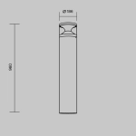 Ландшафтный светильник Maytoni PYRO O496FL-L21B3K2