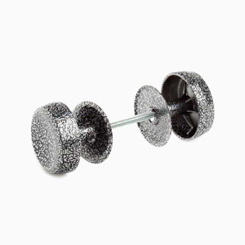 Ручка-кнопка РК а/серебро (латунина) (00002181)