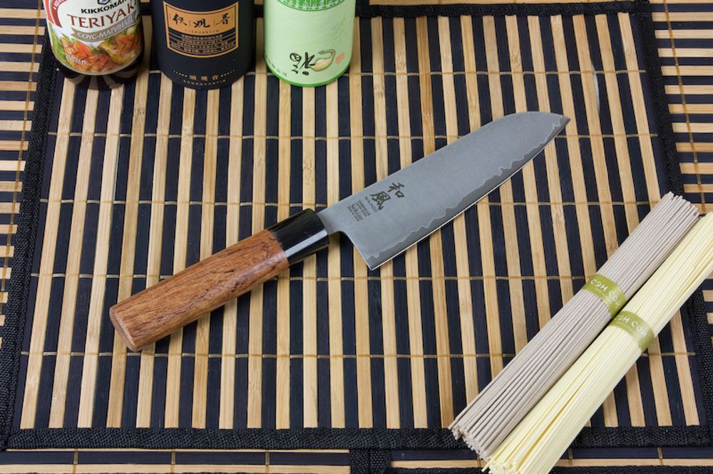Кухонный нож Santoku 8117D Wahoo, купить с доставкой, отзывы о модели