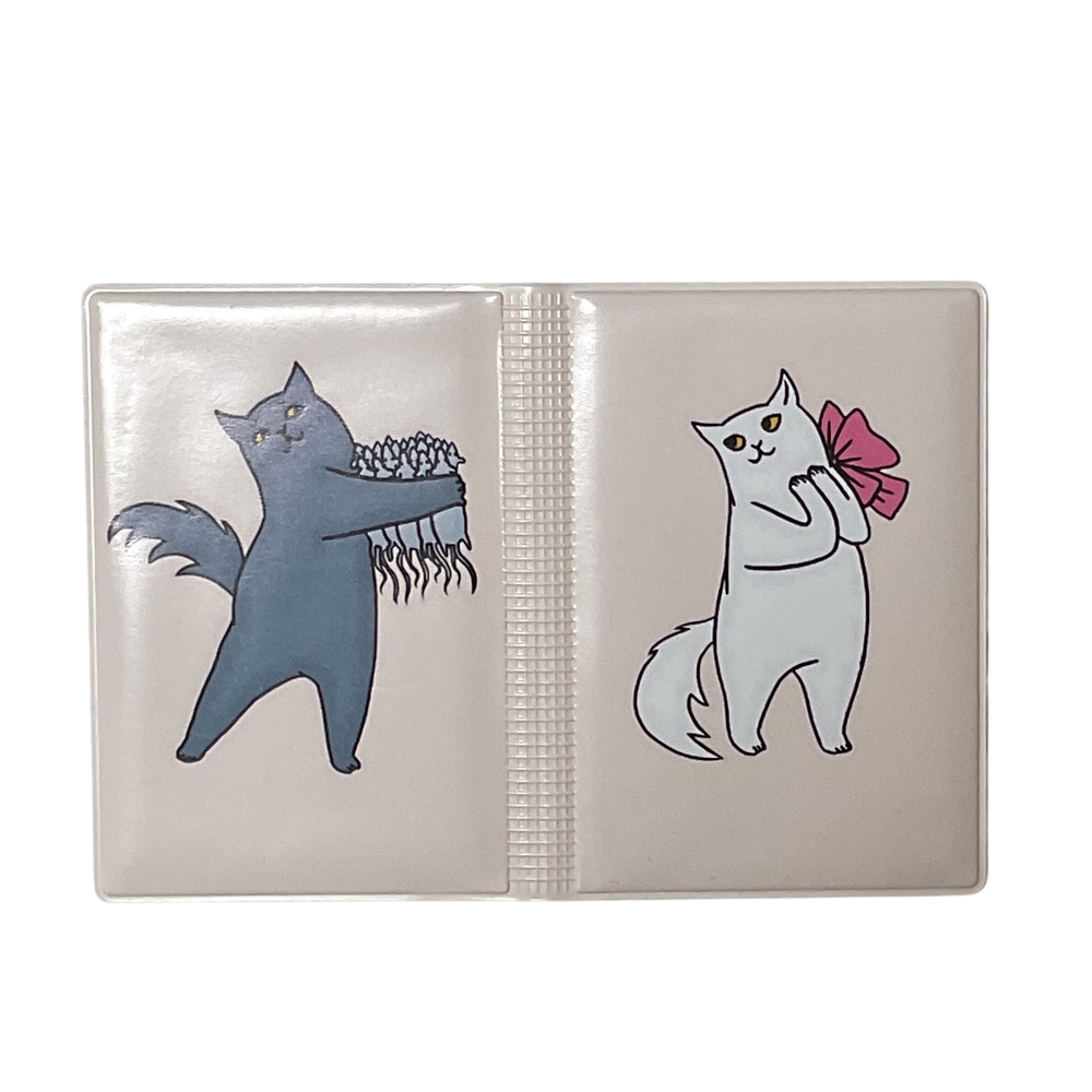 Обложка для транспортной карты "Ля мур-мур" увеличенная