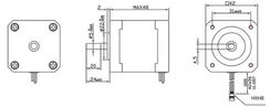 Шаговый мотор NEMA17 17HD48002-22B