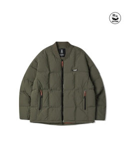 Стеганный пуховик средней плотности