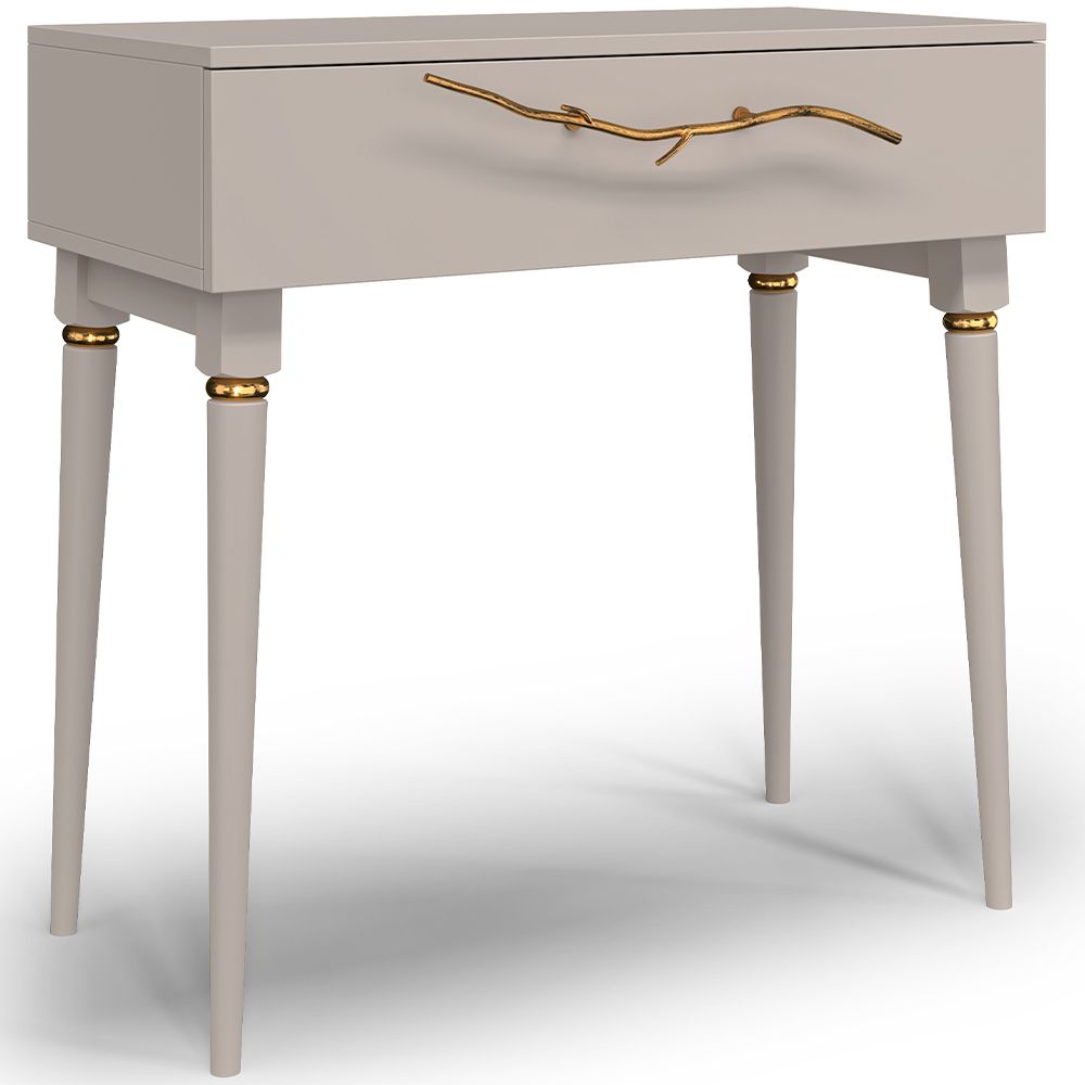 Консоль Арт Колор matte Классик Голд Серый агат матовый