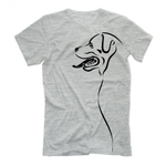 Футболка "Силуэт Ротвейлера"