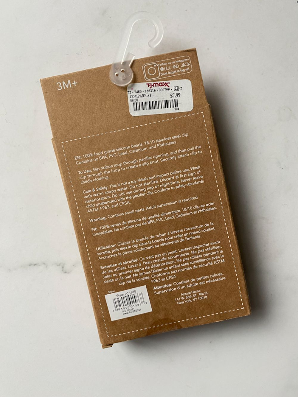 Новый держатель для пустышки Lila&Jack