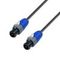 Adam Hall K5S215SS0100 - кабель спикерный NEUTRIK Speakon 2-pole - Speakon 2-pole, 2 x 1.5 мм2, 1.0