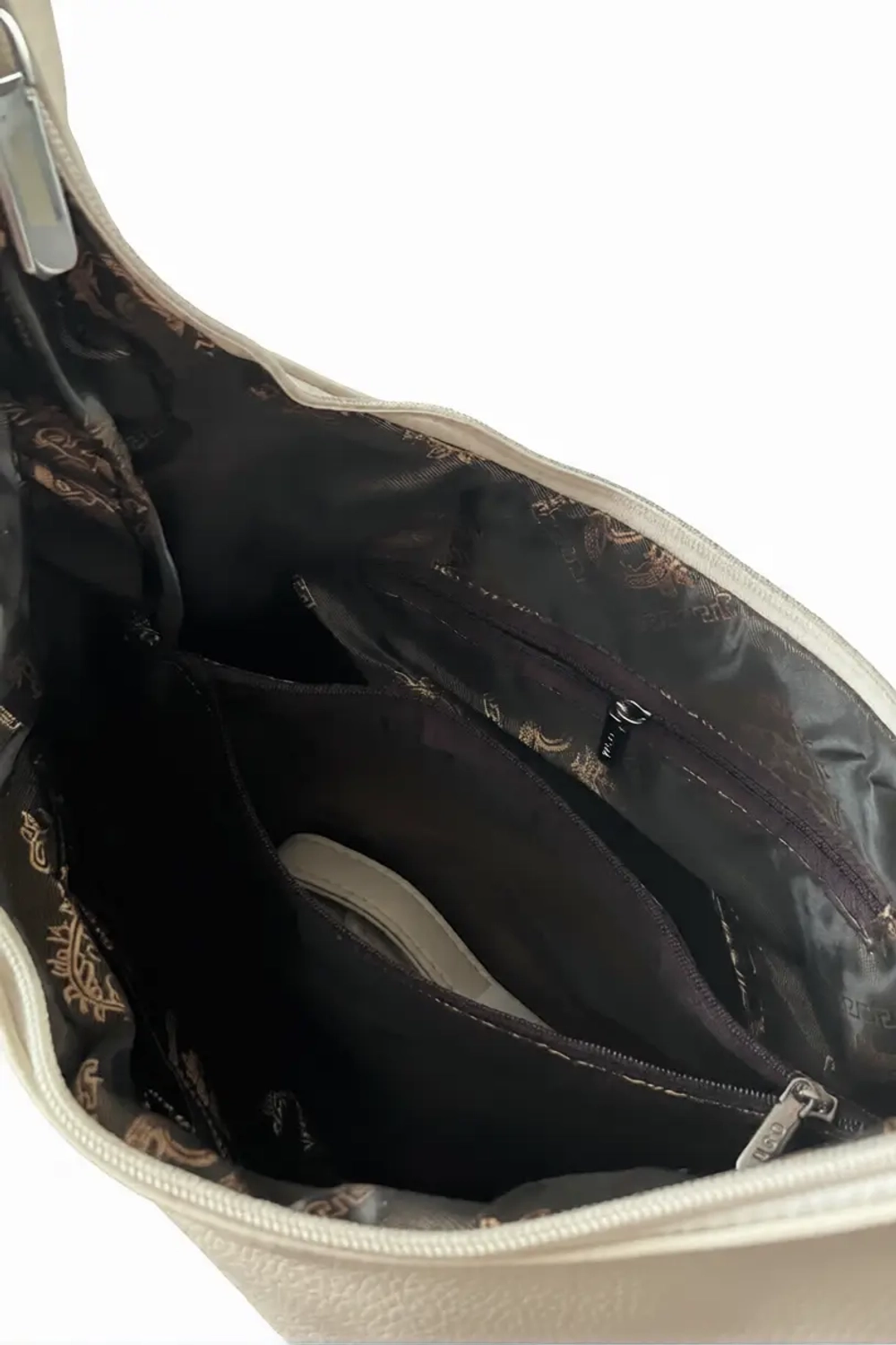 Сумка женская экокожа белая QOZA