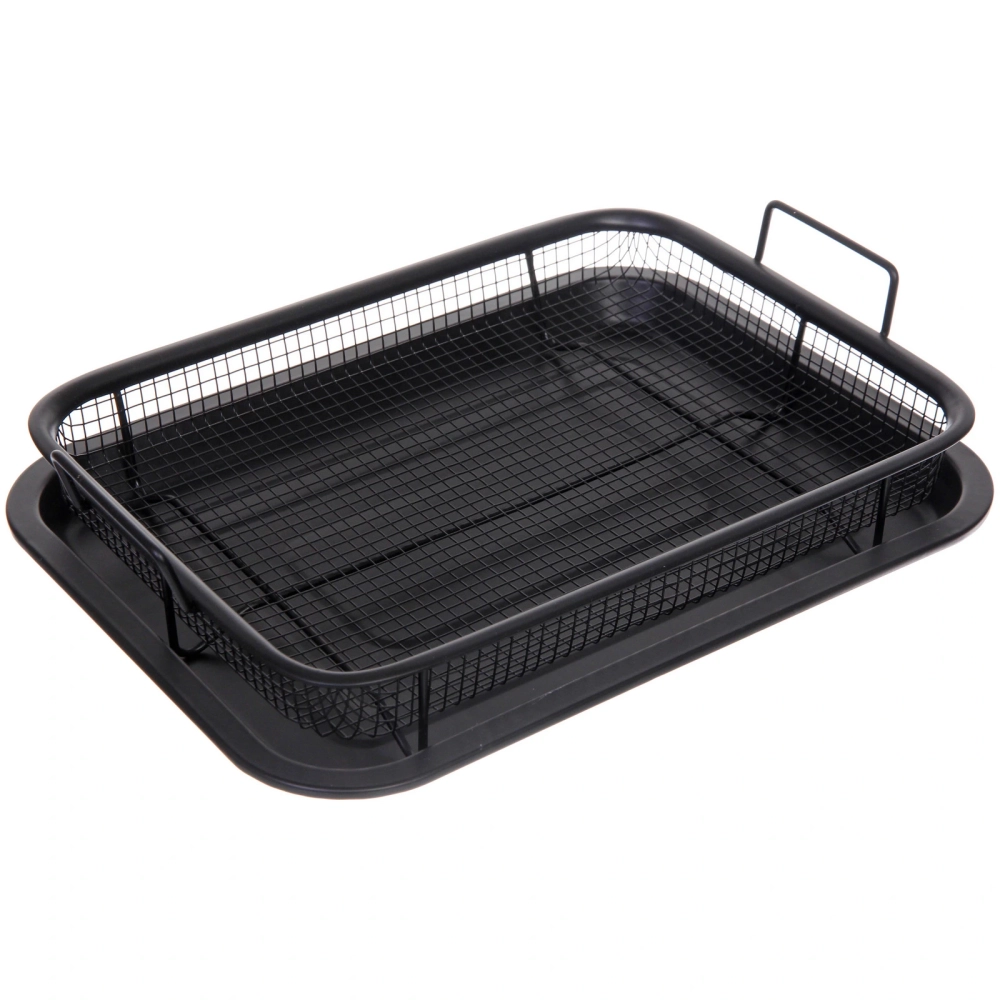 Противень с решеткой «Black» 32,5*24,5*8см