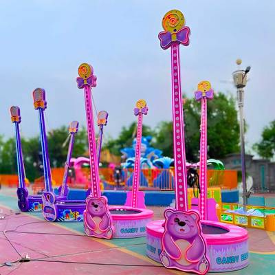 Банджи-батут «Candy Bear», 1-местный, 2×2×4 м