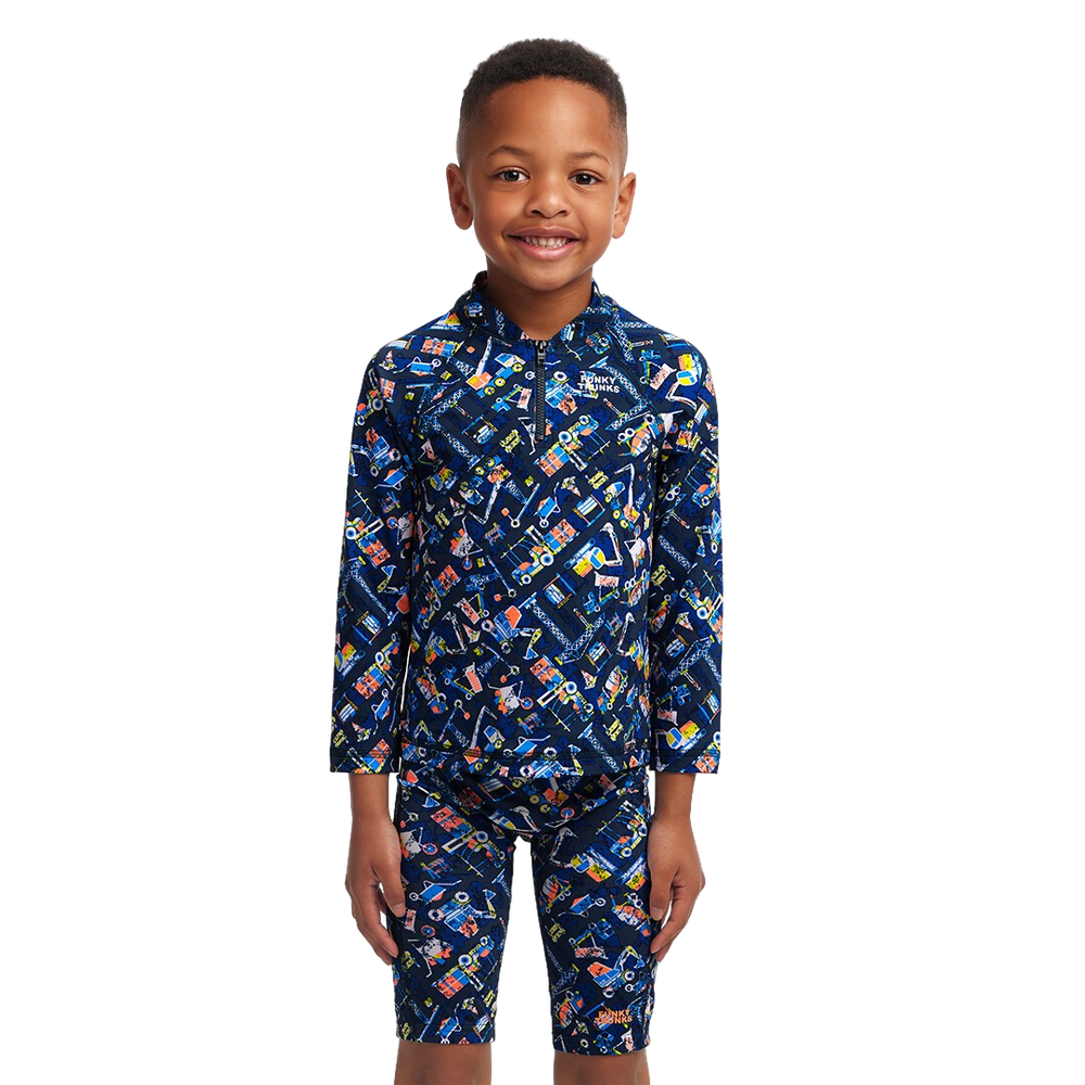 Лонгслив FUNKY TRUNKS Toddler Boys Can We Build It?
