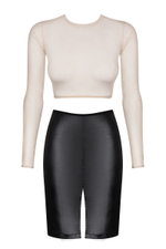 Эффектный костюм босса Bossy (Размер: S-M) (Цвет: черный с белым)