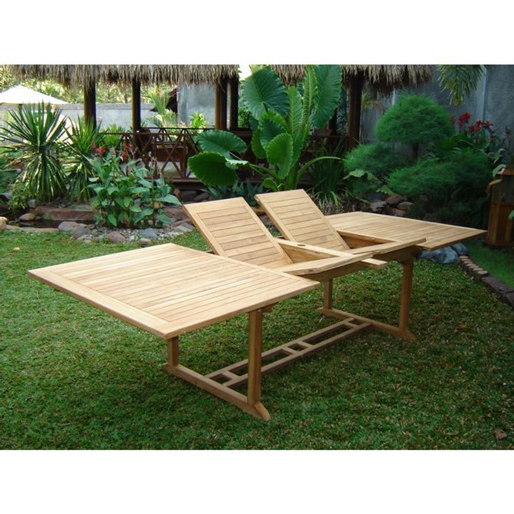 Neapel-Turin 10, комплект обеденной мебели натуральный, тик