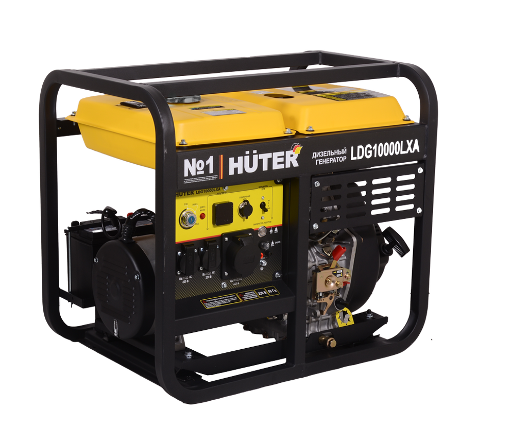 Электрогенератор дизельный LDG 10000LXА Huter