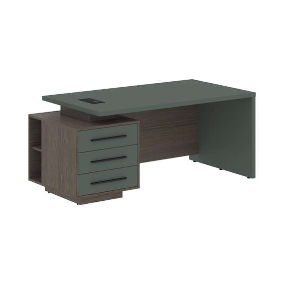 Стол руководителя с тумбой VCT 1890(L)  1800х900х750 VELION