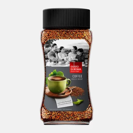 Кофе растворимый Gusto Di Roma натуральный 190г