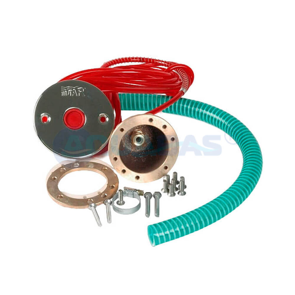 Пневмопускатель бронза Hugo Lahme +накладка н/с (универсал) (7010220)