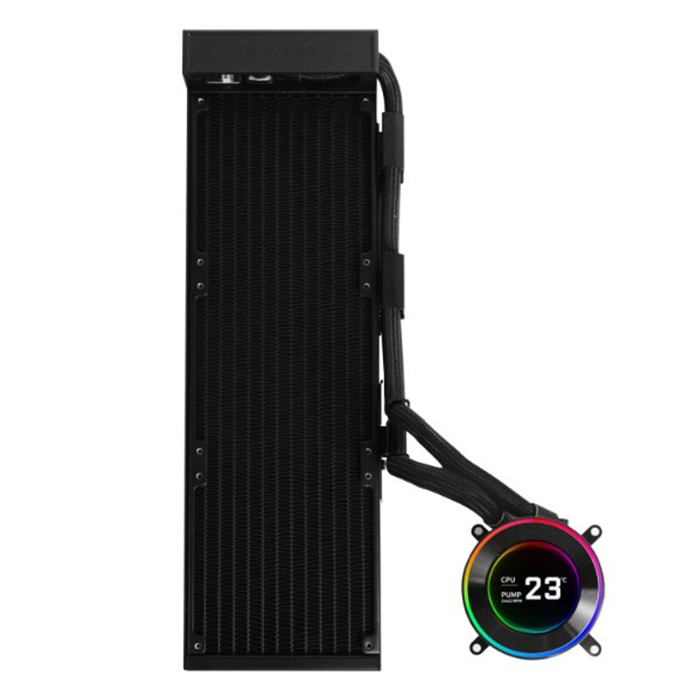 Водяное охлаждение для CPU Lian Li Hydroshift lI LCD-C 360N FAN LESS Black G89.GHS2LCD36B.00